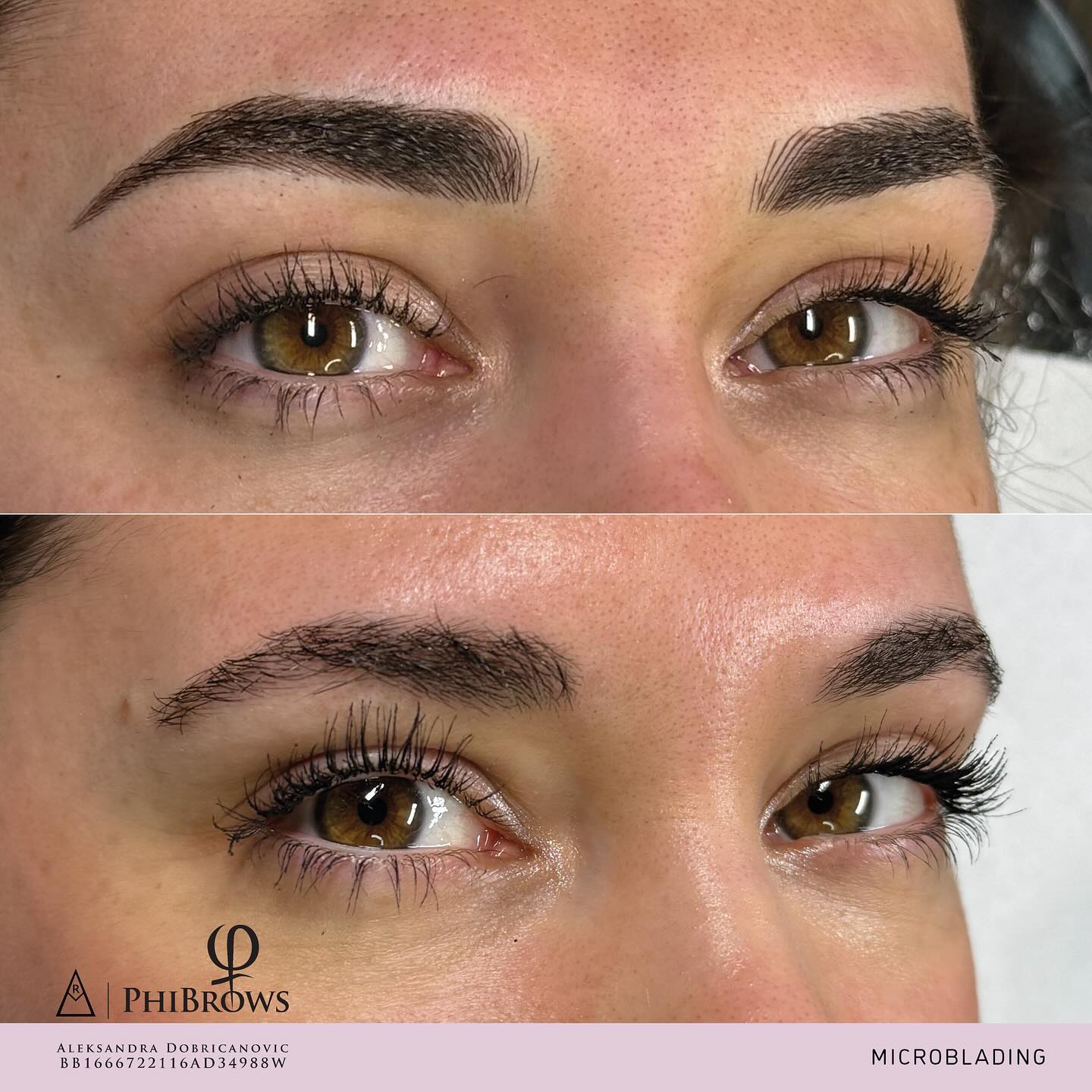 Aleksandra Dobricanovic - Trasformazione microblading sopracciglia da sparse a perfette